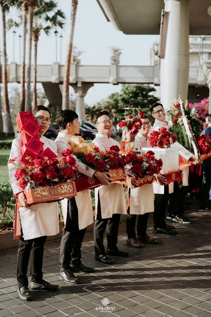 Mâm quả lễ ăn hỏi