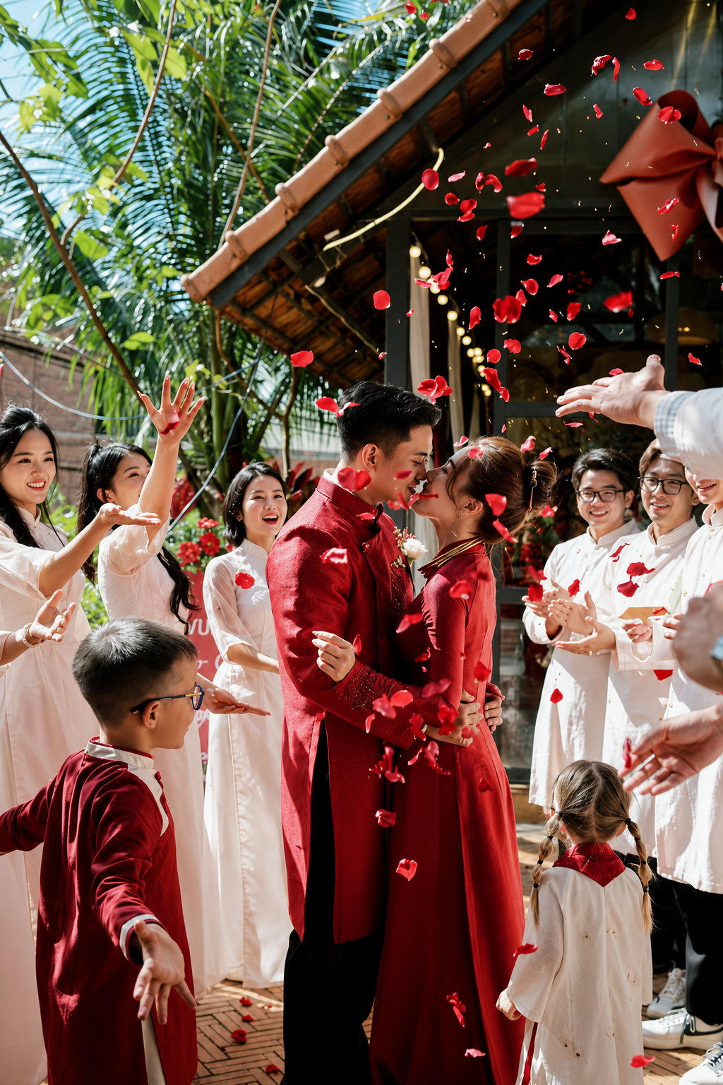 Khoảnh khắc lễ thành hôn