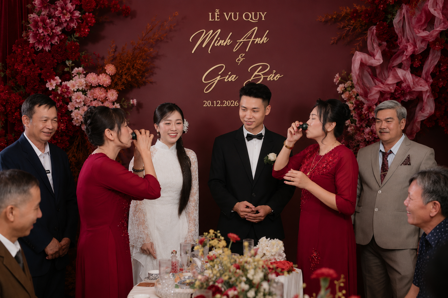 Khoảnh khắc lễ thành hôn